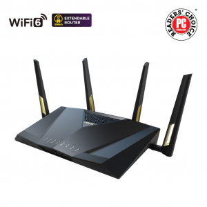 ASUS RT-AX88U Pro AX6000 Mbps Dual-band WiFi 6 gigabit AiMesh gaming router (90IG0820-MO3A00)